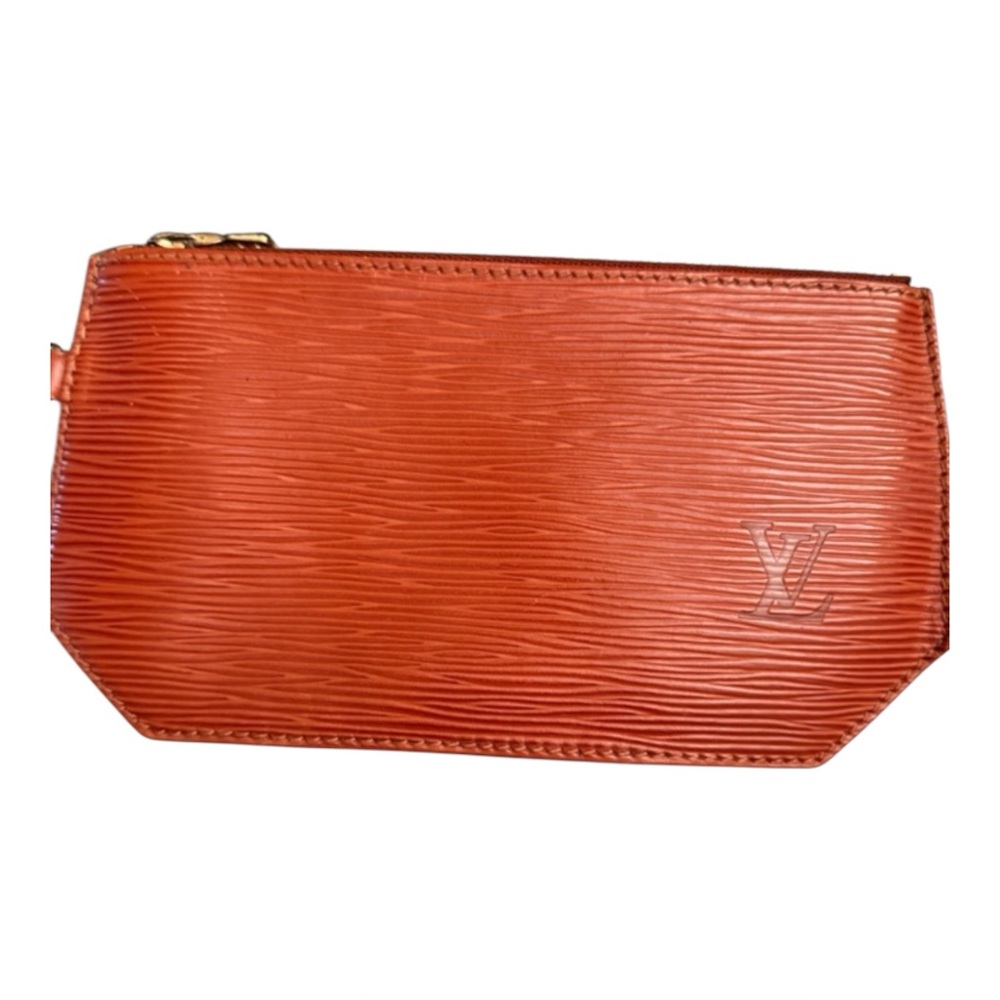 Louis Vuitton Red Epi Leather Pouch